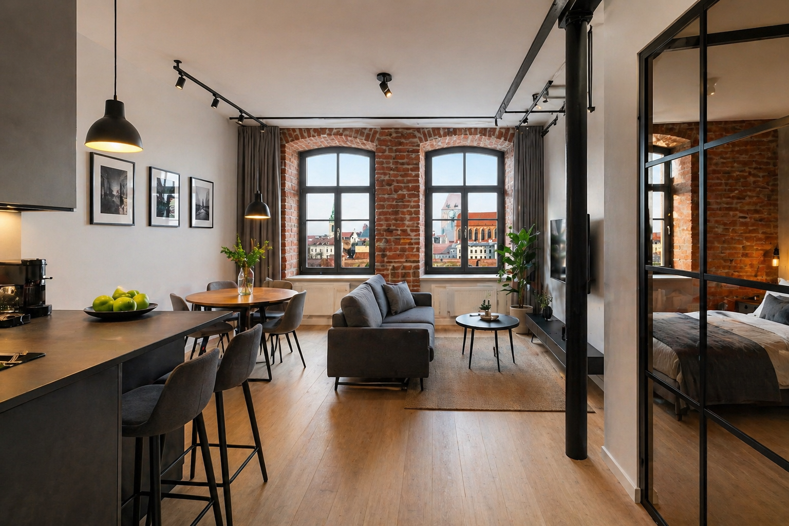 Apartamenty w Toruniu - wnętrze